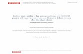 Informe sobre la propuesta de CCOO para el incremento de Bases Máximas de Cotización · 2017-06-19 · 3 Afiliada a la Confederación Europea de Sindicatos [CES] y a la Confederación