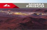 MINERA FRISCO · 2018-03-28 · PERFIL DE LA COMPAÑÍA Minera Frisco es una empresa con una amplia trayectoria dedi- cada a la exploración y explotación de lotes mineros para la