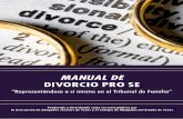 MANUAL DE DIVORCIO PRO SE · 2019-08-14 · la ayuda tambiÉn estÁ disponible en 1-800-799-safe (1-800-799-7233) la lÍnea directa nacional de violencia domÉstica. tambiÉn debe
