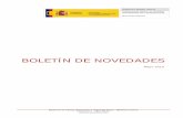 Boletín de Novedades 0519 · 2019-05-22 · ISBN 978-84-9020-756-7 1. Economía colaborativa 2. Aspecto jurídico 3. España . 6. Boletín de Novedades. MONOGRAFÍAS – Mayo 2019