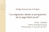Diálogo Nacional por el Empleo...atracción de Montevideo relativa a la Argentina.” (La economía política del Uruguay contemporáneo. 1870-2000, EBO, 2da ed., 2005, p. 62). Migración