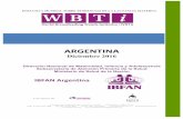 Argentina WBTi 2016 · 2019-03-24 · 2 Introducción La República Argentina es el segundo estado más extenso de América del Sur, con una extensión de 2.780.400 km², abarca gran