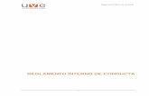REGLAMENTO INTERNO DE CONDUCTA - UVE VALORACIONESv-valoraciones.es/wp-content/uploads/2018/03/...Reglamento interno de conducta 4 − El incumplimiento de alguna de las recomendaciones