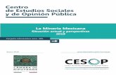 La minería mexicana · 2019-01-31 · 5 Carpeta informativa La minería mexicana Situación actual y perspectivas 2019 A su vez, el artículo 10 precisa quienes podrán asumirse