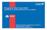 Programa Start-Up Chileforoargentina.redegarantias.com/documentos/presentaciones/panel5… · Programa Start-Up Chile: Apoyando el Emprendimiento en la región. Nicolás Sorensen,