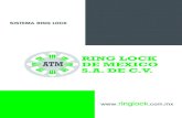 SISTEMA RING LOCK ring lock.pdf · 2015-08-31 · 1.- Fijar los tornillo con las rosetas y presentarlos en posición con sus largueros correspondientes. Escoger el nivel de terreno