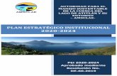 PLAN ESTRATÉGICO INSTITUCIONAL 2020-2024 INTRODUCCIÓN La Autoridad para el Manejo Sustentable de la Cuenca del Lago de Atitlán y su Entorno - AMSCLAE-, presenta el Plan Estratégico