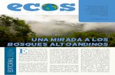 Una mirada a los bosques altoandinos E - MOCICC · el de la Ley marco sobre Cambio Climático (CC), el de promoción ... reducir las emisiones globales de Gases de Efecto Invernadero