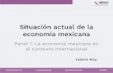 Situación actual de la economía mexicana...Creación de empleos formales a nivel nacional - Se necesitan 1.2 millones de empleos nuevos al año para emplear a los jóvenes que ingresan