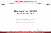 Reporte COE 2016-2017...panorama nacional de las ventajas y obstáculos que enfrenta la adopción de prácticas de edificación sustentable. Se recibieron encuestas de diversos sectores