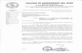 COLEGIODEENFERMEROS DEL PERU...Presentación del Reglamento del Residentado de Enfermería, aprobado mediante D.S. N" 031-2015-SA y publicado en el Diario El Peruano el 26 de Setiembre