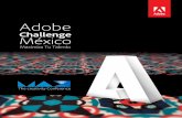 TEMÁTICA - Diseño Industrial AdobeChallengeMexico.pdf · 2016-09-08 · ADOBE CHALLENGE MEXICOes una propuesta de intervenciónpara los jóvenes estudiantes de Diseño Gráfico,