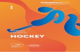 MANUAL TÉCNICO HOCKEYbarranquilla2018.com/wp/wp...Manual_Tecnico_Hockey.pdf · HOCKEY SOBRE CÉSPED PRESIDENTE: ANDREA RUBIANO DELEGADO TÉCNICO LAURA MACCHOTTI GERENTE DE CAMPEONATO: