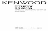 MONITOR CON RECEPTOR DE DVD DDX6019 DDX6039manual.kenwood.com/files/B64-3369-00_00.pdf · el fluido de cristal líquido contenido en su interior. El fluido de cristal líquido podría