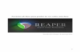 Introducción al Reaper de Ambrogio Riva · 2019-10-22 · agregando otros instrumentos. Hay también disponibles efectos freeware para cada tipo de tratamiento (comp, eq, reverb,