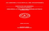 ACADEMIA NACIONAL DE INGENIER˝Aacaingpba.org.ar/Desarrollo Sector HIDRAULICO Argentino.pdf · 2016-05-04 · el modo de construcción y de explotación de un determinado aprovechamiento