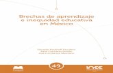 Brechas de aprendizaje e inequidad educativa en México · Tabla 2.3. Medidas de tendencia central y dispersión de los resultados de EXCALE en Lenguaje y Matemáticas: 3º de primaria,