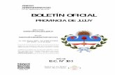 BOLETÍN OFICIALboletinoficial.jujuy.gob.ar/wp-content/uploads/2016/Boletines/2019/1… · Septiembre, 04 de 2019.- Anexo Boletín Oficial Nº 101 3 Gobierno de JUJUY Unión, Paz