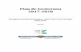 Plan de Energía Eólica 2017-2020 · 2019-09-17 · Plan de Geotermia 2017-2020 2 1. Presentación del Plan de Geotermia 2017-2020 Presentamos el Plan de Geotermia 2017-2020, que