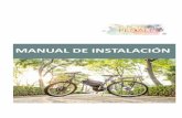 MANUAL DE INSTALACIÓN - Electropedaleo · 2018-12-07 · 8 Manual de instalación R Para colocar el motor en tu bicicleta. 1. Con la llave de perico o llave allen afloja la tuerca