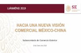 HACIA UNA NUEVA VISIÓN COMERCIAL MÉXICO-CHINA · 8 CHINA es 24° inversionista en México con 1,043 mdd, 0.2% de nuestra IED de 1999 a septiembre de 2018. 512.2 147.4 100.2 100.0