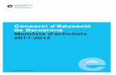Consorci d’Educació de Barcelona Memòria d'activitats 2011 ......Consorci d’Educació de Barcelona Memòria d'activitats 2011-2012