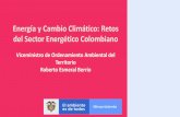 Energía y Cambio Climático: Retos del Sector Energético ... - Foro …€¦ · Aprestamiento Nivel II Estratégico Nivel III Habilitador Nivel IV Ejecutor Nivel V Seguimiento Nivel