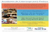 Academia de Liderazgo para Padres · 2018-11-30 · Academia de Liderazgo para Padres para los padres con niños de 0-3 años que viven en el centro de Long Beach PLAY recibe el apoyo