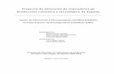 Proyecto de obtención de indicadores de …digital.csic.es/bitstream/10261/12260/1/informe1.pdfProyecto de obtención de indicadores de producción científica y tecnológica de España
