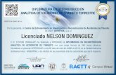 DIPLOMATURA EN RECONSTRUCCIÓN ANALÍTICA DE COLISIONES DE … · 2019-11-19 · Licenciado NELSON DOMINGUEZ C.I.C 3707099 (PARAGUAY) ha nalizado y APROBADO la DIPLOMATURA EN RECONSTRUCCIÓN
