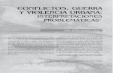 CONFLICTOS, GUERRA Y VIOLENCIA URBANAnomadas.ucentral.edu.co/nomadas/pdf/nomadas_19/19... · político y 4) intensificación del conflicto armado (guerra). 1) El enfoque lo denominamos