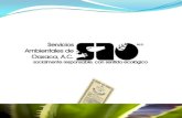 SERVICIOS AMBIENTALES DE OAXACA, A.C....Servicios Ambientales de Oaxaca, Asociación Civil sin fines de lucro se constituye legalmente el 12 de Septiembre del 2000. En el periodo 2002