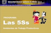 El blog del taller de Comunicación I - PROGRAMA Las 5Ss · 2012-08-08 · La aplicación de las cinco Ss japonesas en la escuela. Las 5 “S” son una técnica japonesa desarrollada