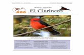 EL CLARINERO 61 Junio 2018. Asociación Bogotana de Ornitología. · 2018-12-14 · PARQUE JAIME DUQUE – Marzo 2018 Coordinador: Jorge La Rotta Gracias a l Parque que nos acogió