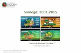 Samoga: el museo interactivo - Universidad …• La media de los usuarios del Museo Interactivo Samoga en el período 2001-2015, fue de 20245 personas por año, de las cuales 4565