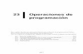 23 Operaciones de programación€¦ · 23 Operaciones de programación Este capítulo describe las operaciones básicas para la función de programación de fecha y hora y como activar