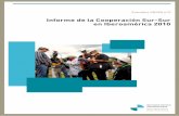 Informe de la Cooperación Sur-Sur en Iberoamérica 2010 · 2015-02-24 · Informe de la Cooperación Sur-Sur ... diferenciando acciones y proyectos de cooperación Matrices de Cooperación
