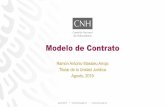 Modelo de Contrato - gob.mx · 2019-08-12 · entrega efectivo como resultado de las actividades de comercialización al Fondo Mexicano del Petróleo. •Contraprestaciones a favor