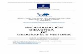 PROGRAMACIÓN DIDÁCTICA DE GEOGRAFÍA E HISTORIAies-tomasdelafuentejurado.centros.castillalamancha.es/sites/ies... · PROGRAMACIÓN DIDÁCTICA DE GEOGRAFÍA E HISTORIA - I.E.S.O.