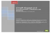CVaR Expert 2 - RISKO · 2014-08-22 · CVaR Expert 2.0 MÓDULOS Y COMPONENTES DEL SISTEMA 4 I.2. Componente de captura de datos desde Bloomberg® Si bien el componente central de