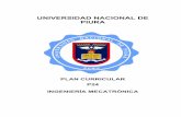 UNIVERSIDAD NACIONAL DE PIURAI. ASPECTOS GENERALES 1.1. Definición de la carrera profesional de Ingeniería Mecatrónica De acuerdo con el Clasificador de carreras de educación superior