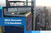 1T18 Resultados BBVA Bancomer · Resultados 1T18 / 2 “Este documento ha sido redactado con fines informativos y para el uso de los inversionistas de BBVA Bancomer, S.A., Institución