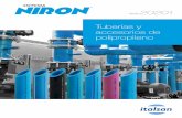 Tuberías y accesorios de polipropileno NIRON...La totalidad de los sistemas de tubería y accesorios se fabrican con las técnicas de producción más modernas y comercializan bajo