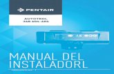 MANUAL DEL INSTALADORL - pentairaquaeurope.com · 2019-10-18 · Manual del instaladorl Autotrol 368 / 604-606 - Cuestiones generales Ref. MKT-IM-007 / B - 23.05.2018 5 / 62 1. Cuestiones