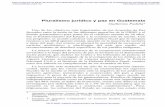 Pluralismo jurídico y paz en Guatemala - UNAMhistorico.juridicas.unam.mx/publica/librev/rev/iidh/cont/41/pr/pr11.pdf · Pluralismo jurídico y paz en Guatemala ... decisiones judiciales