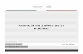 Manual de Servicios al Públicosedena.gob.mx/pdf/manuales/Msp_DGIM.pdf · Departamento Administrativo expedirá los Manuales de Organización, de Procedimientos y de Servicios al