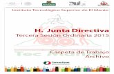 Orden del Día - Tamaulipas · 2017-03-28 · 2 Orden del Día Tercera Sesión Ordinaria de 2015 1 Lista de Asistencia y Declaración de Quórum. 2 Lectura y en su caso, aprobación