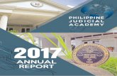 AR2017 Workbook - PHILJAphilja.judiciary.gov.ph/files/annual/2017_annual_report.pdf · 2019-11-19 · iviviv PHILIPPINE JUDICIAL ACADEMYPPHIH LIPLIPPPINPPININNEJEEJE JE JUDUDIUDUDDID