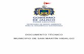 DOCUMENTO TÉCNICO MUNICIPIO DE SAN MARTÍN HIDALGOsiga.jalisco.gob.mx/.../pdf/documentos/sanmartinhidalgo.pdf · 2006-05-11 · protección en cualesquiera de sus modalidades de