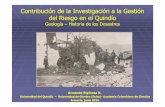 Contribución de la Investigación a la Gestión del Riesgo ...redulacrrd.org/wp-content/uploads/2019/09/Dr.-Armando-Espinosa.pdf1834, enero 20 Sibundoy (Putumayo) XI Destrucción